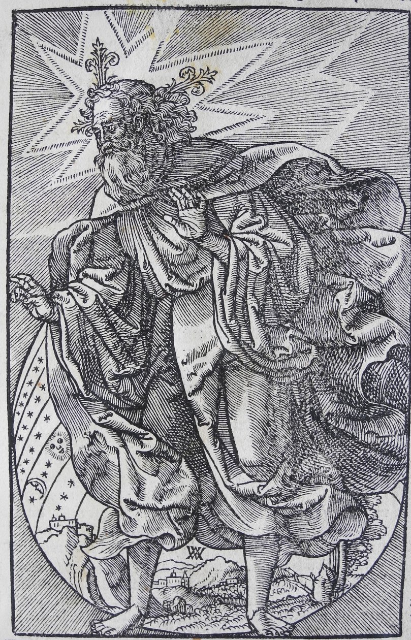 Stworzenie świata, z Biblii Worms, 1529. autorstwa Anton Woensam