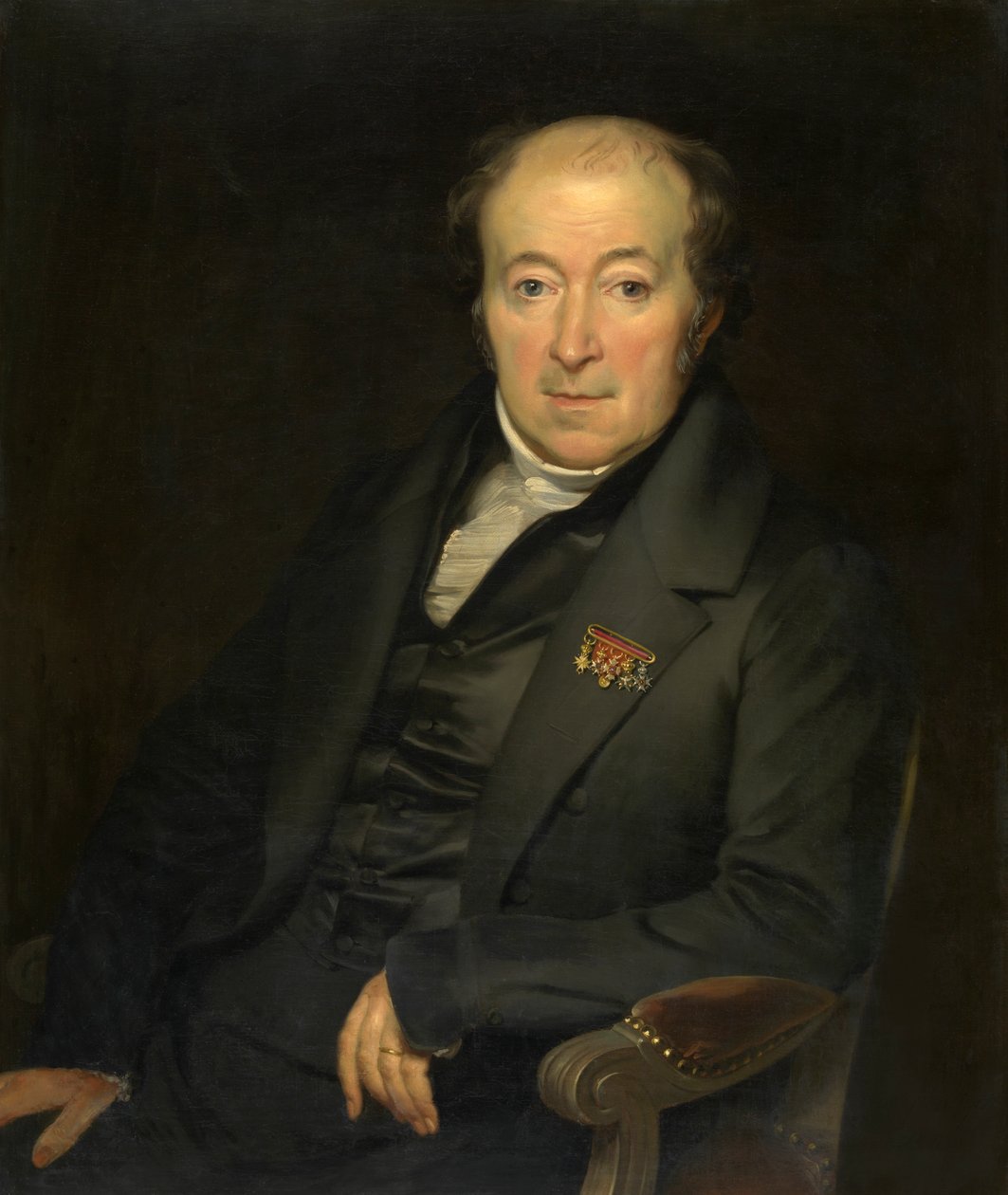 Malarz Mattheus Ignatius van Bree (olej na płótnie) autorstwa Anton van Ysendyck