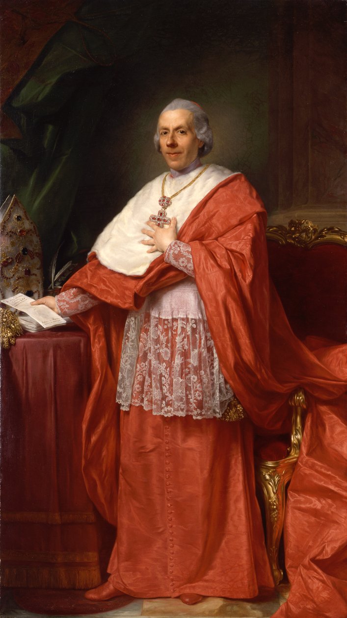 Kardynał Muzzio Gallo (1721? 1801), 1785 autorstwa Anton von Maron