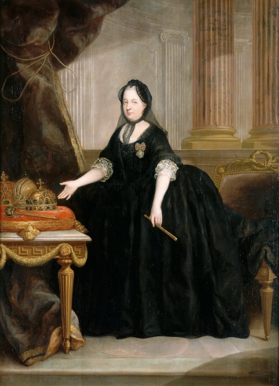 Portret cesarzowej Marii Teresy Austrii 1717-1780 autorstwa Anton von Maron