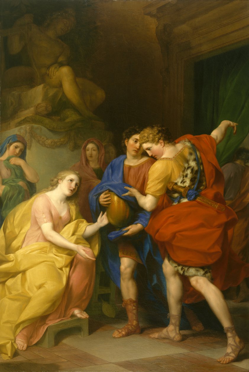 Powrót Orestesa, 1786 autorstwa Anton von Maron