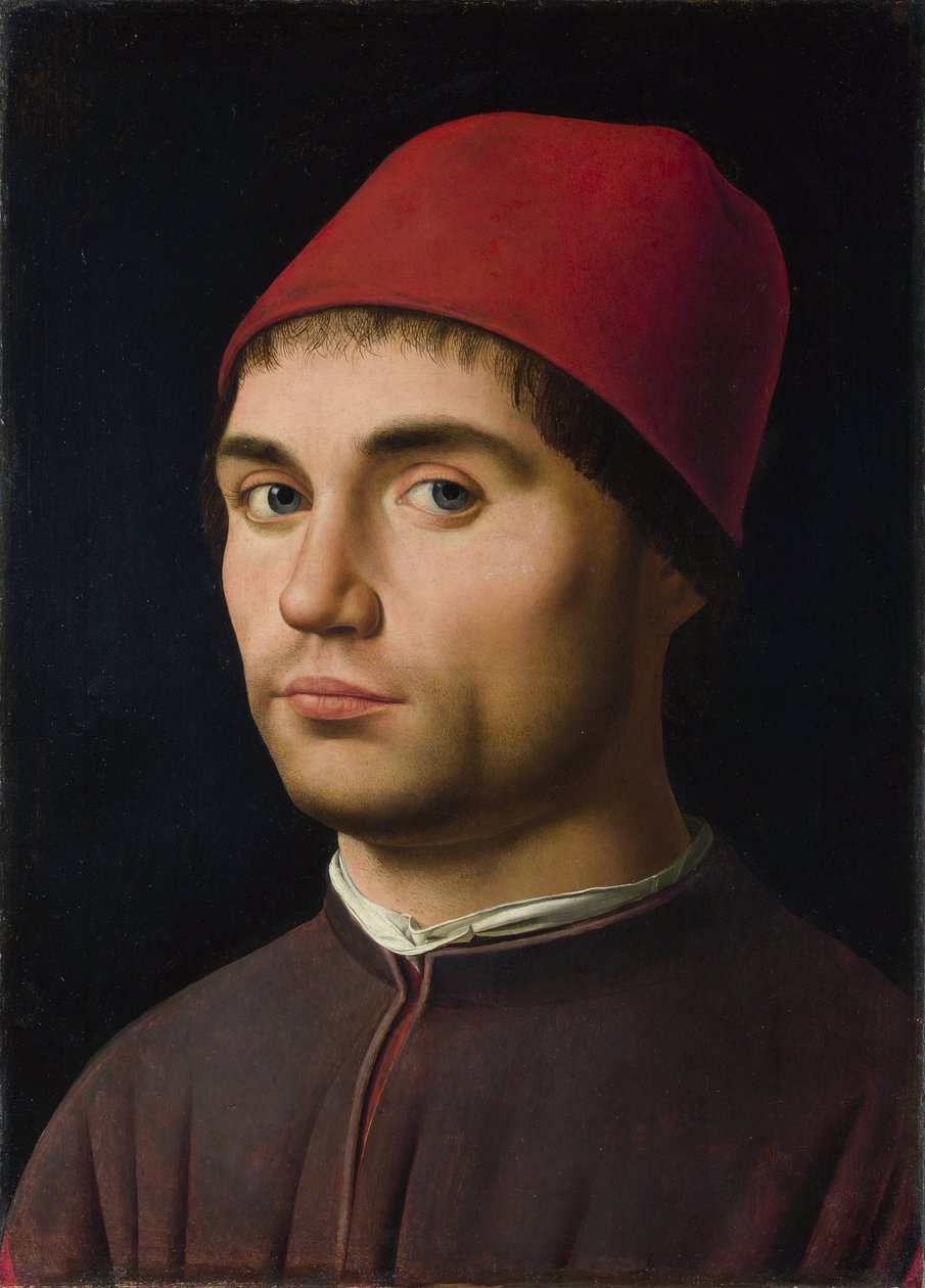 Portret mężczyzny, ok.1475 autorstwa Antonello da Messina
