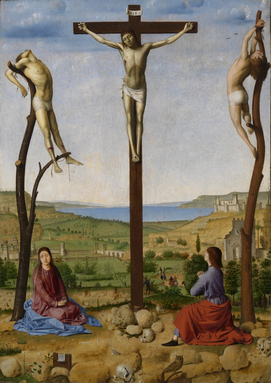 Kalwaria, druga połowa XV wieku. autorstwa Antonello da Messina