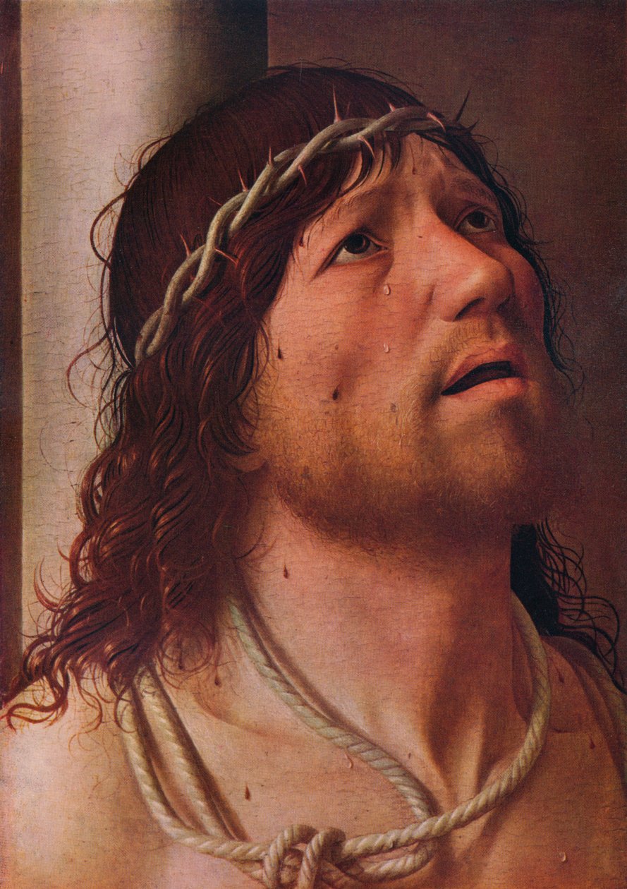 Chrystus u kolumny, c1476 autorstwa Antonello da Messina