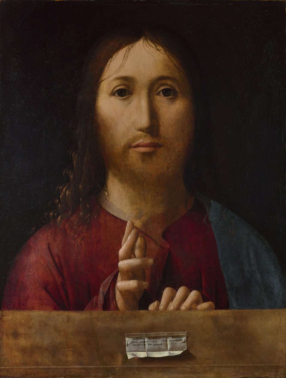 Chrystus Zbawiciel Świata autorstwa Antonello da Messina
