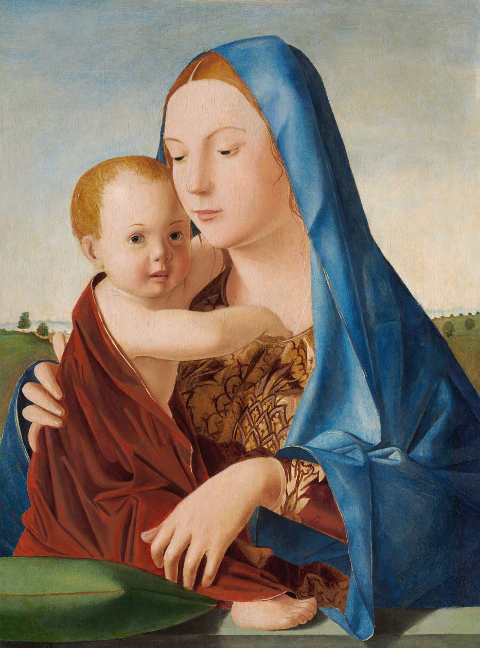 Madonna z Dzieciątkiem, c. 1475. autorstwa Antonello da Messina