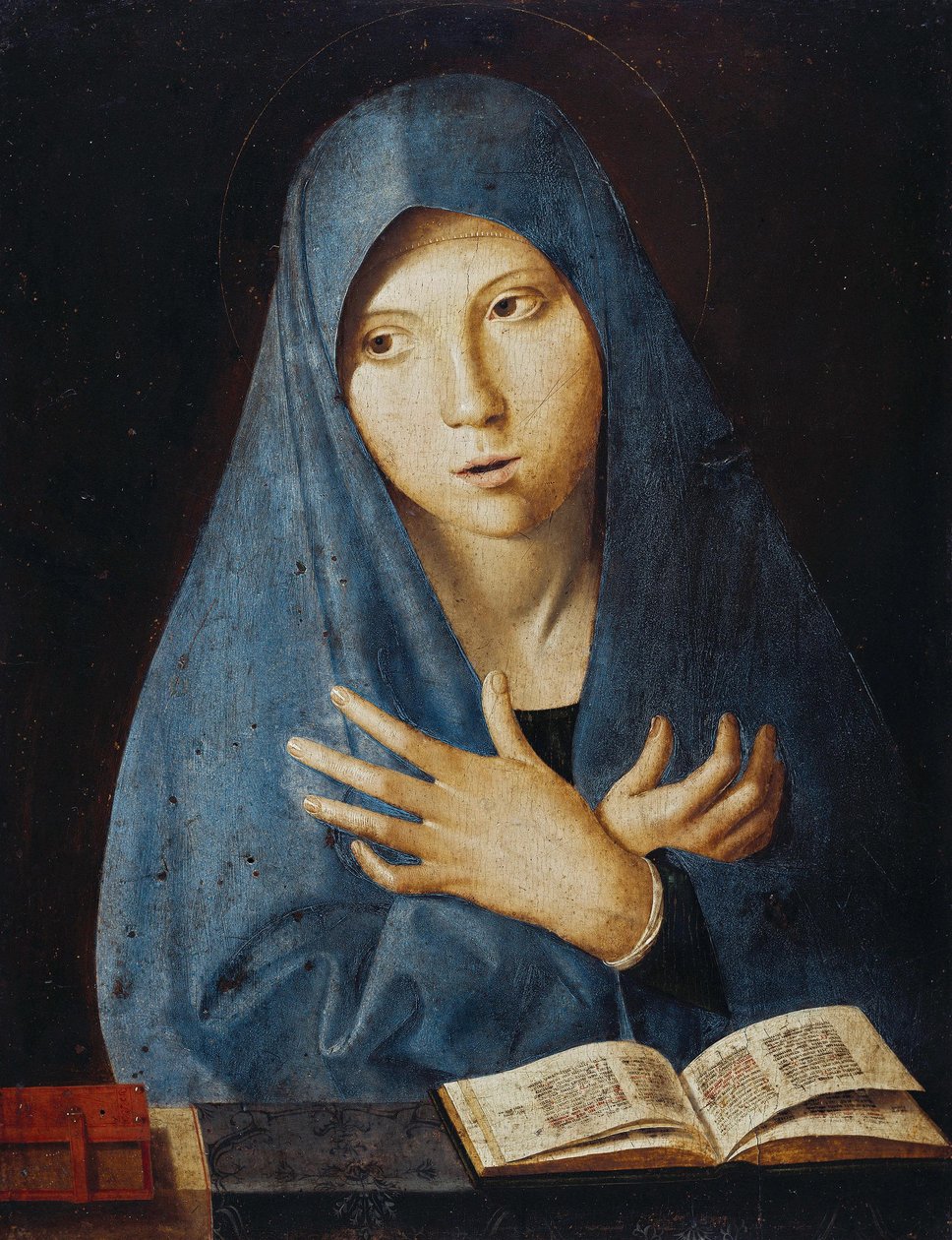 Maria Zwiastowania autorstwa Antonello da Messina