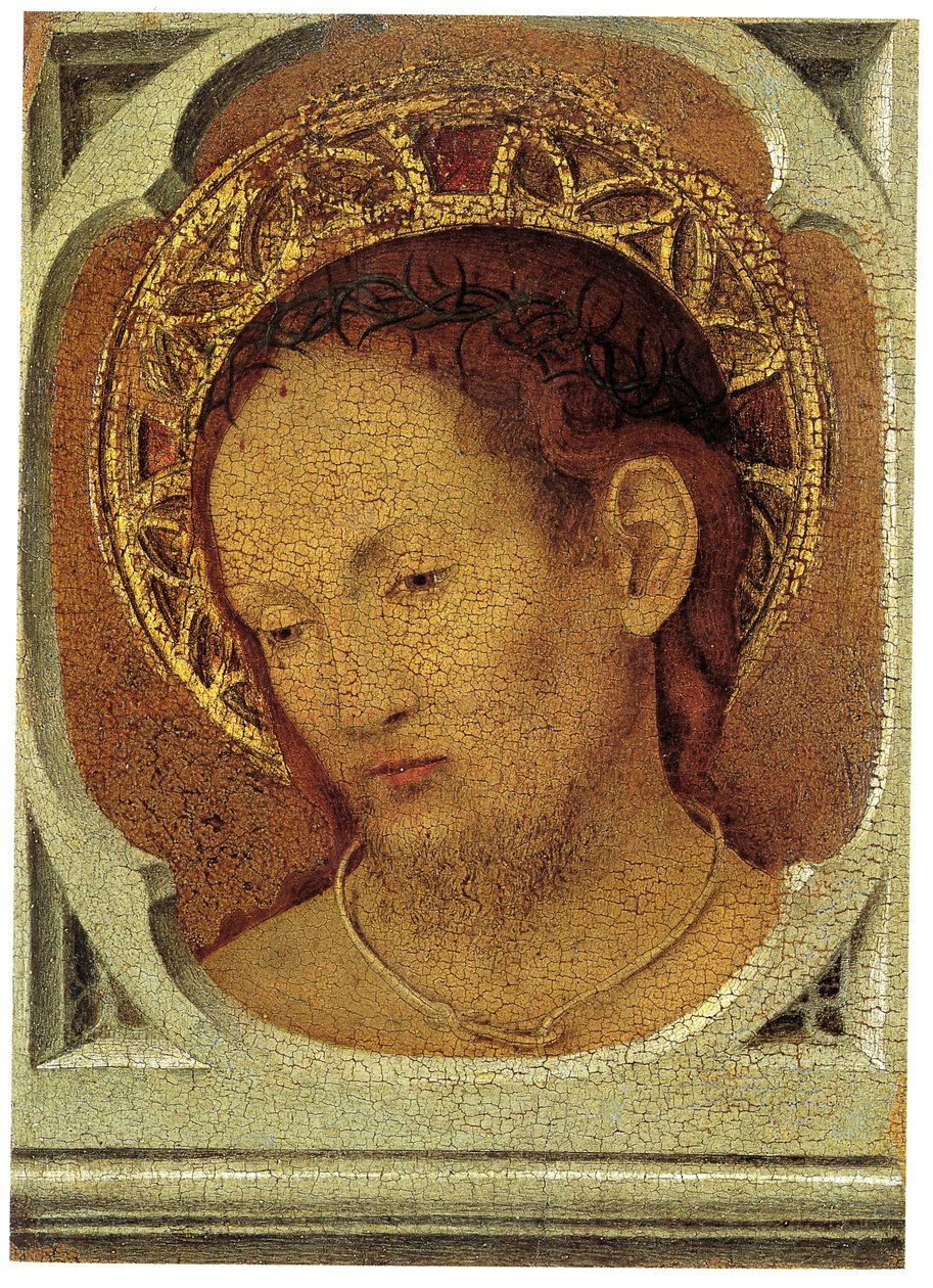muzeum regionalne w messynie, antonello da messina, madonna z dzieciątkiem i chrystusem w litości 02 autorstwa Antonello da Messina