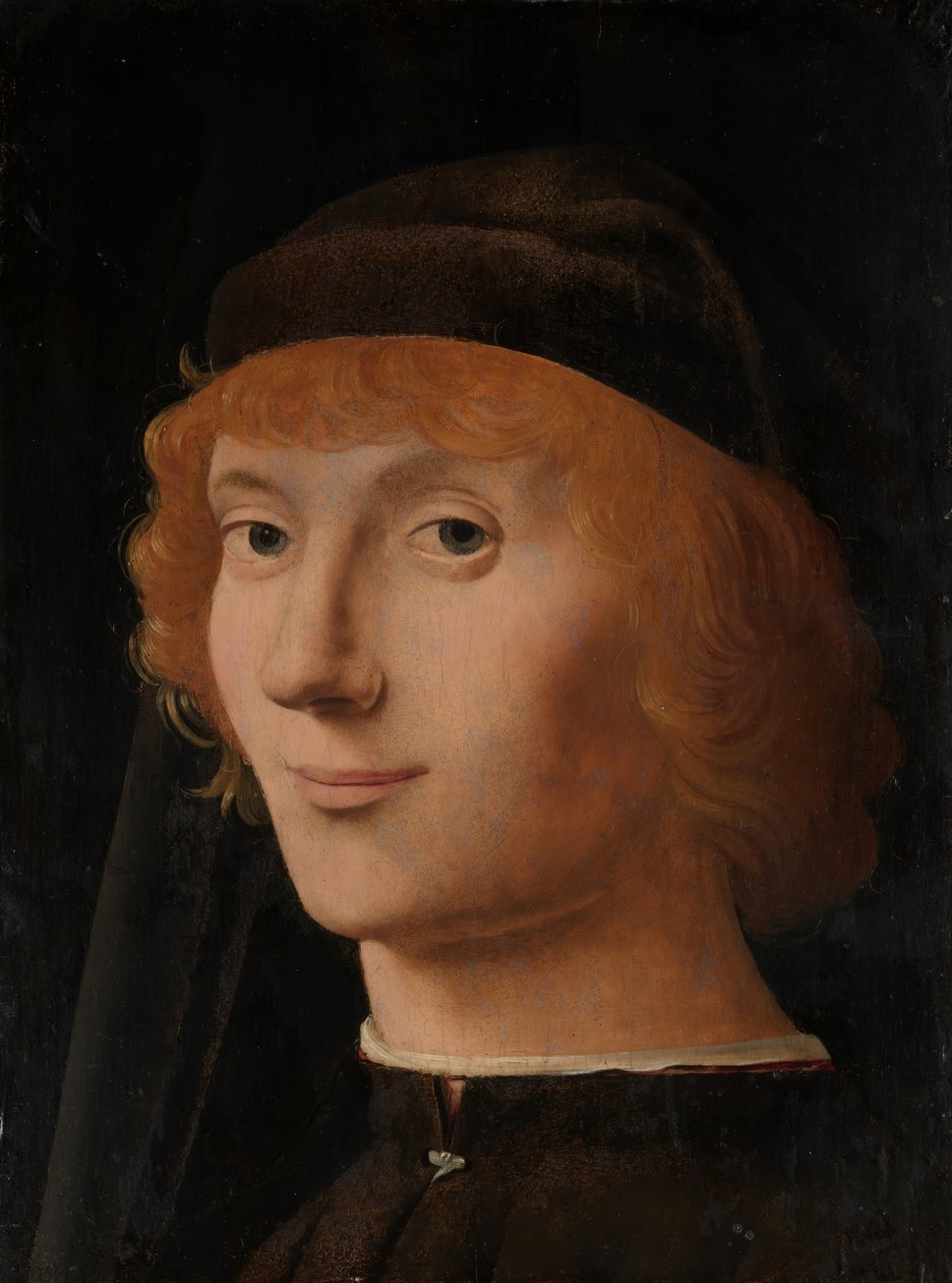 Portret młodzieńca, ca. 1470. autorstwa Antonello da Messina