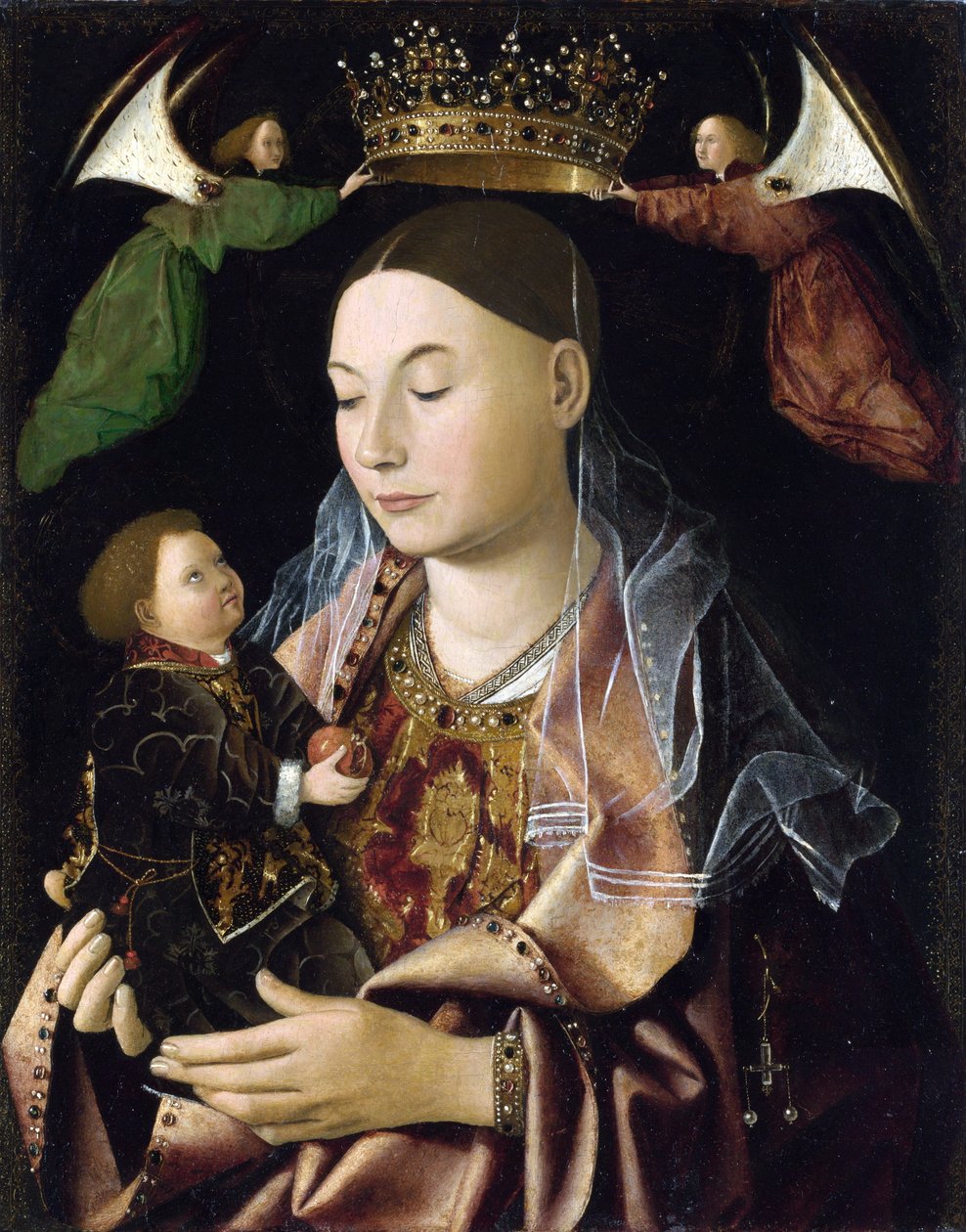 Dziewica z Dzieciątkiem autorstwa Antonello da Messina