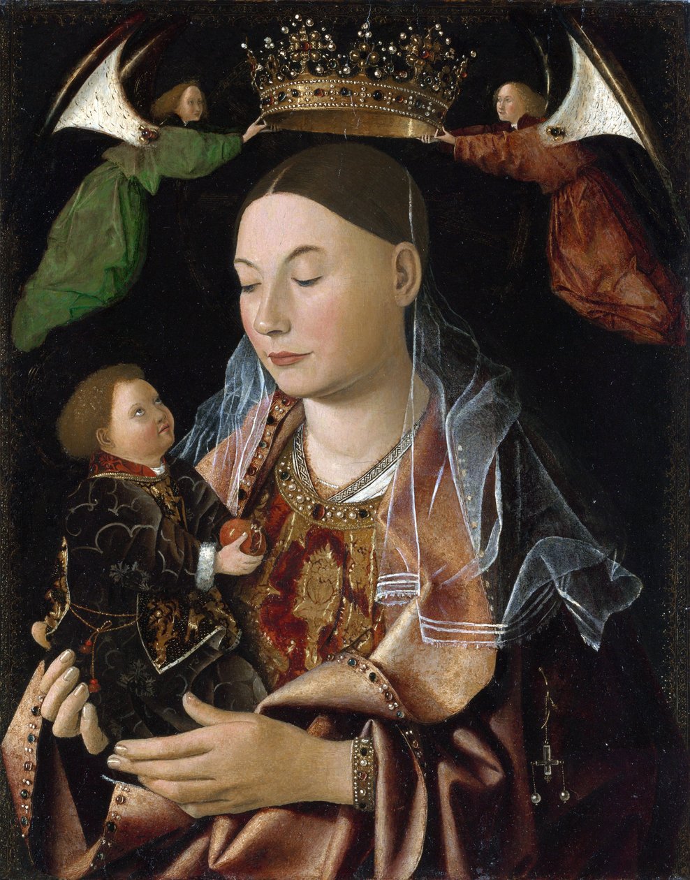 Dziewica z Dzieciątkiem autorstwa Antonello da Messina