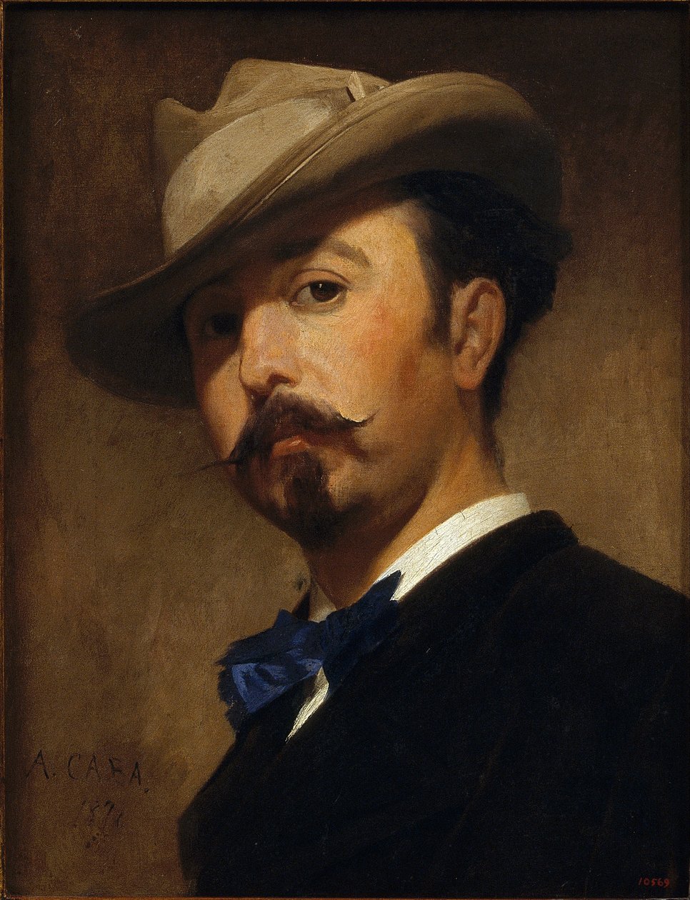 Portret malarza Joaquima Vayreda autorstwa Antoni Caba