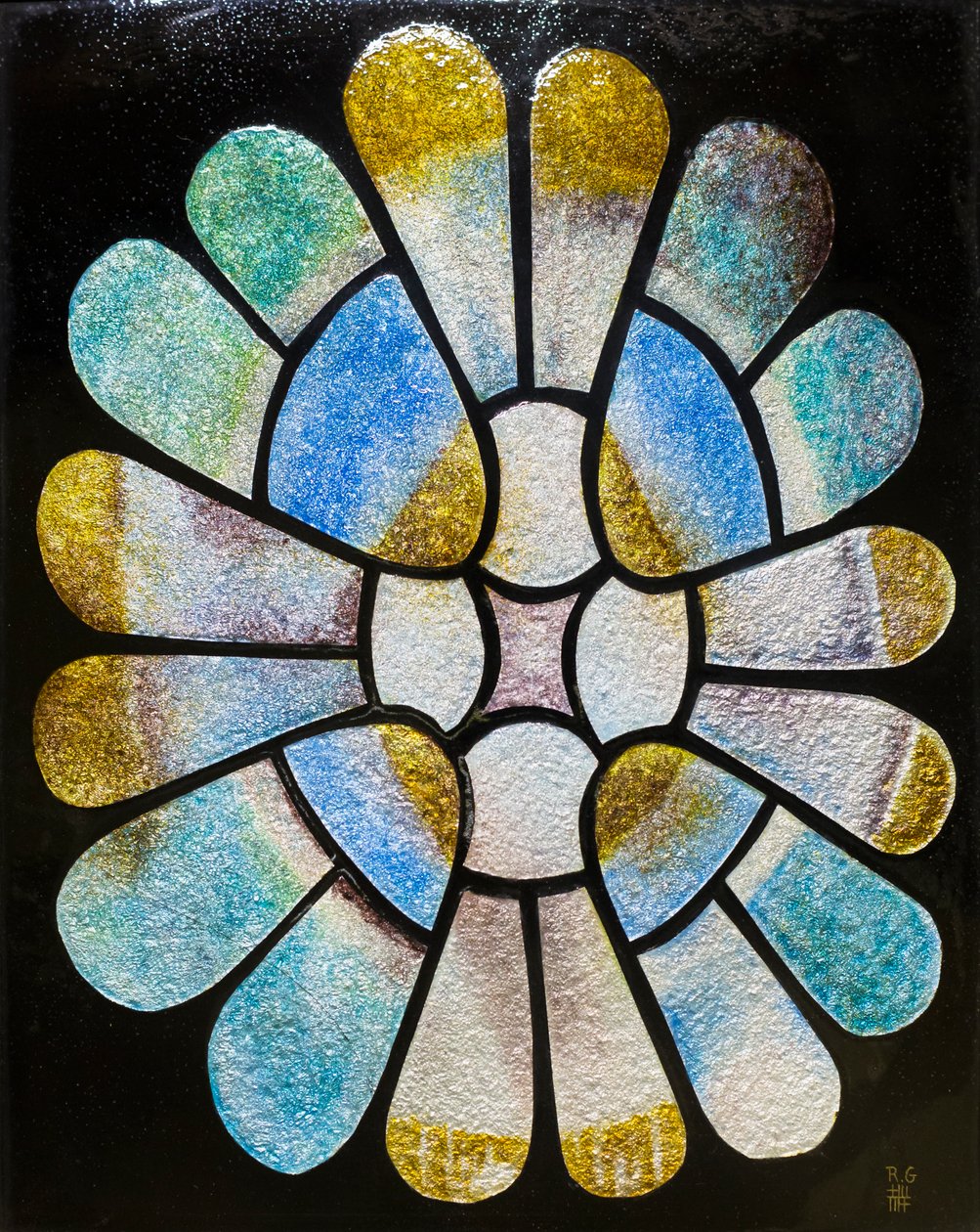 Bez tytułu (witraż) autorstwa Antoni Gaudi