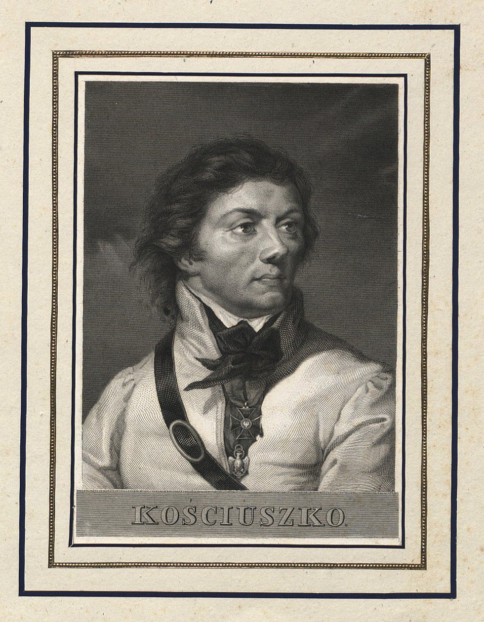 Portrait of Tadeusz Kosciuszko 1746-1817 autorstwa Antoni Oleszczynski