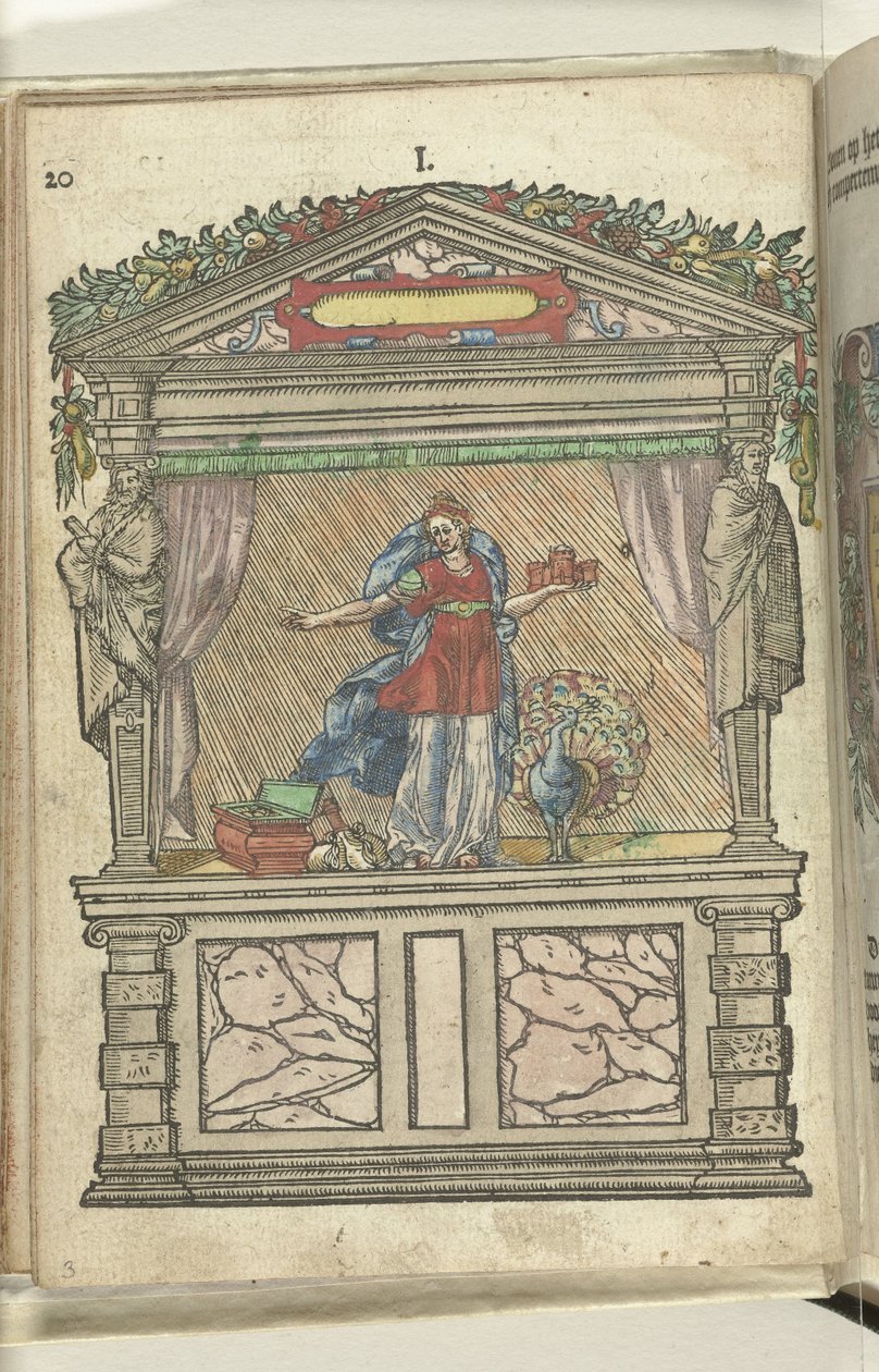 Scena z Juno, 1578 autorstwa Antoni van Leest