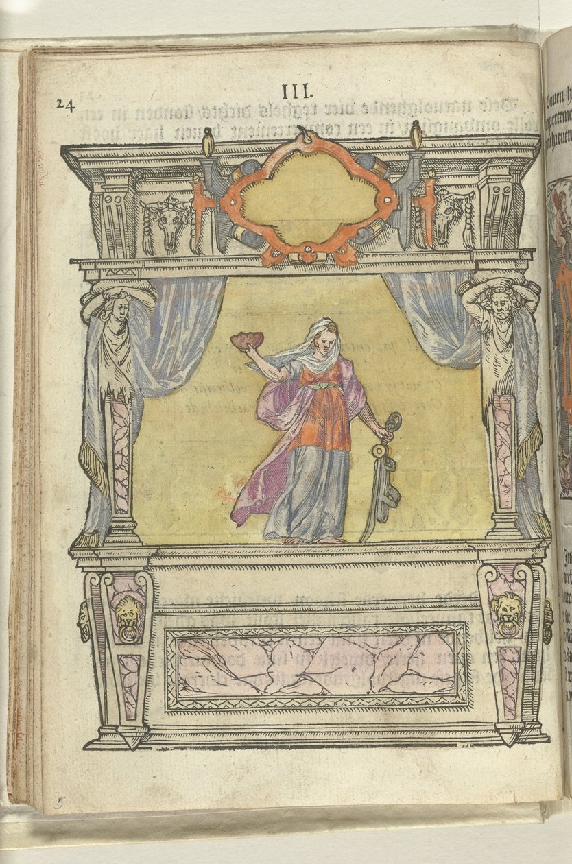 Scena z personifikacją Rozumu, 1578 autorstwa Antoni van Leest