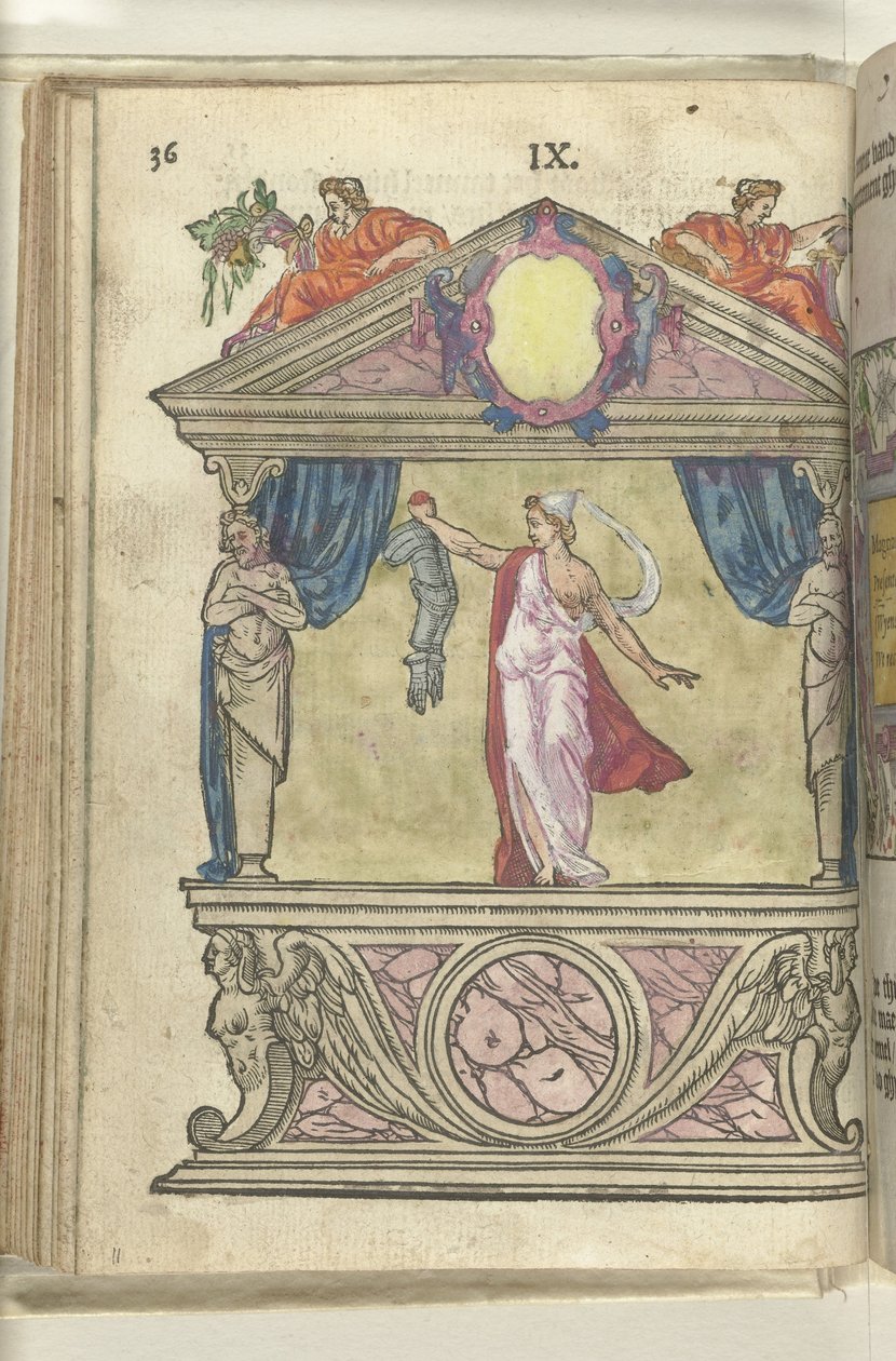 Scena z Personifikacją Szczodrości (Magnanimitas), 1578 autorstwa Antoni van Leest
