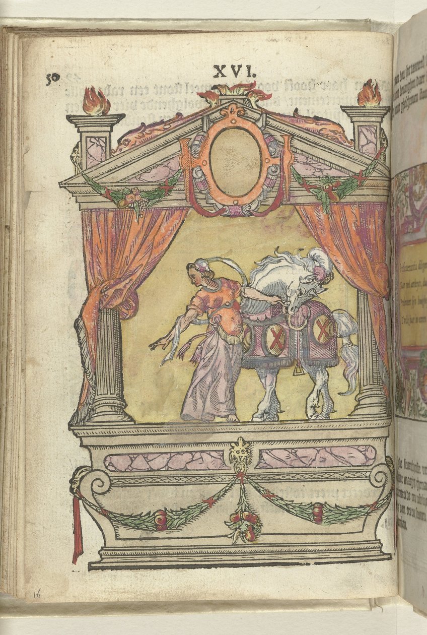 Scena z personifikacją Wytrwałości (Perseverantia), 1578 autorstwa Antoni van Leest