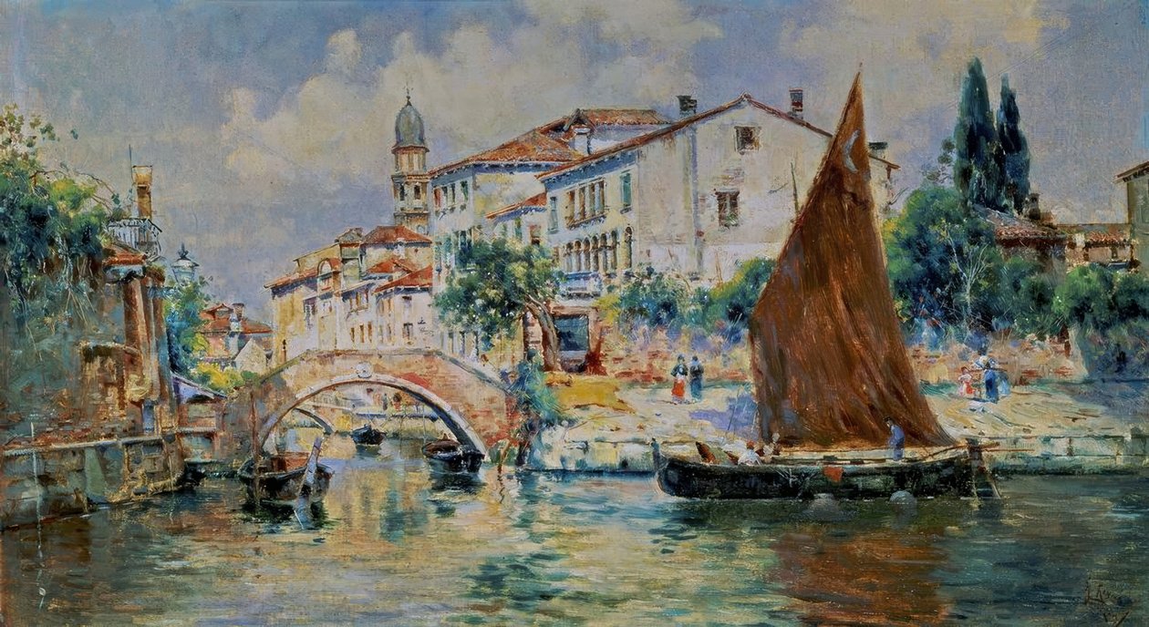 Widok na Wenecję autorstwa Antonia Maria de Reyna Manescau