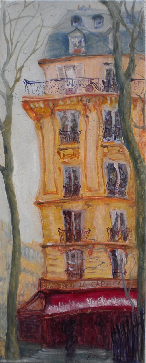 Cafe Bar La Cappuccino, 2010 autorstwa Antonia Myatt
