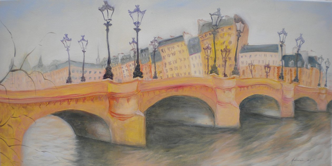 Pont Neuf i Ile de la Cite, 2010 autorstwa Antonia Myatt