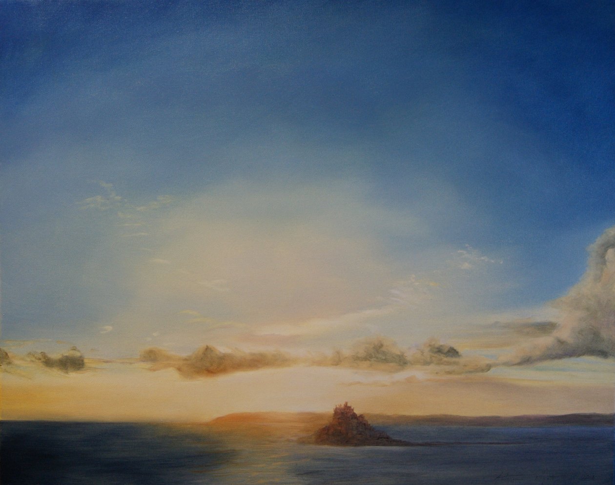 Góra św. Michała, Kornwalia, 2016 autorstwa Antonia Myatt