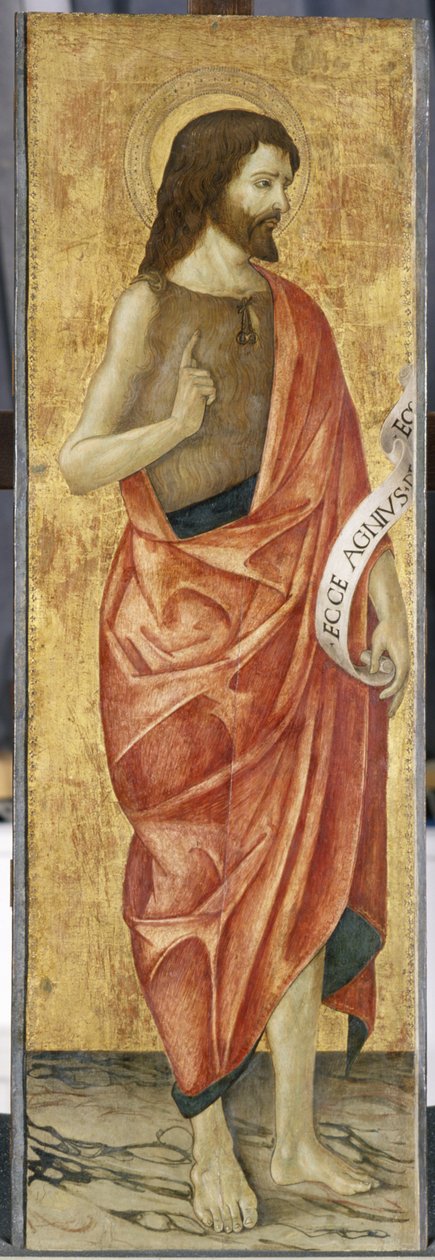 Jan Chrzciciel, ok. 1500 (tempera na drewnie topoli) autorstwa Antoniazzo Romano