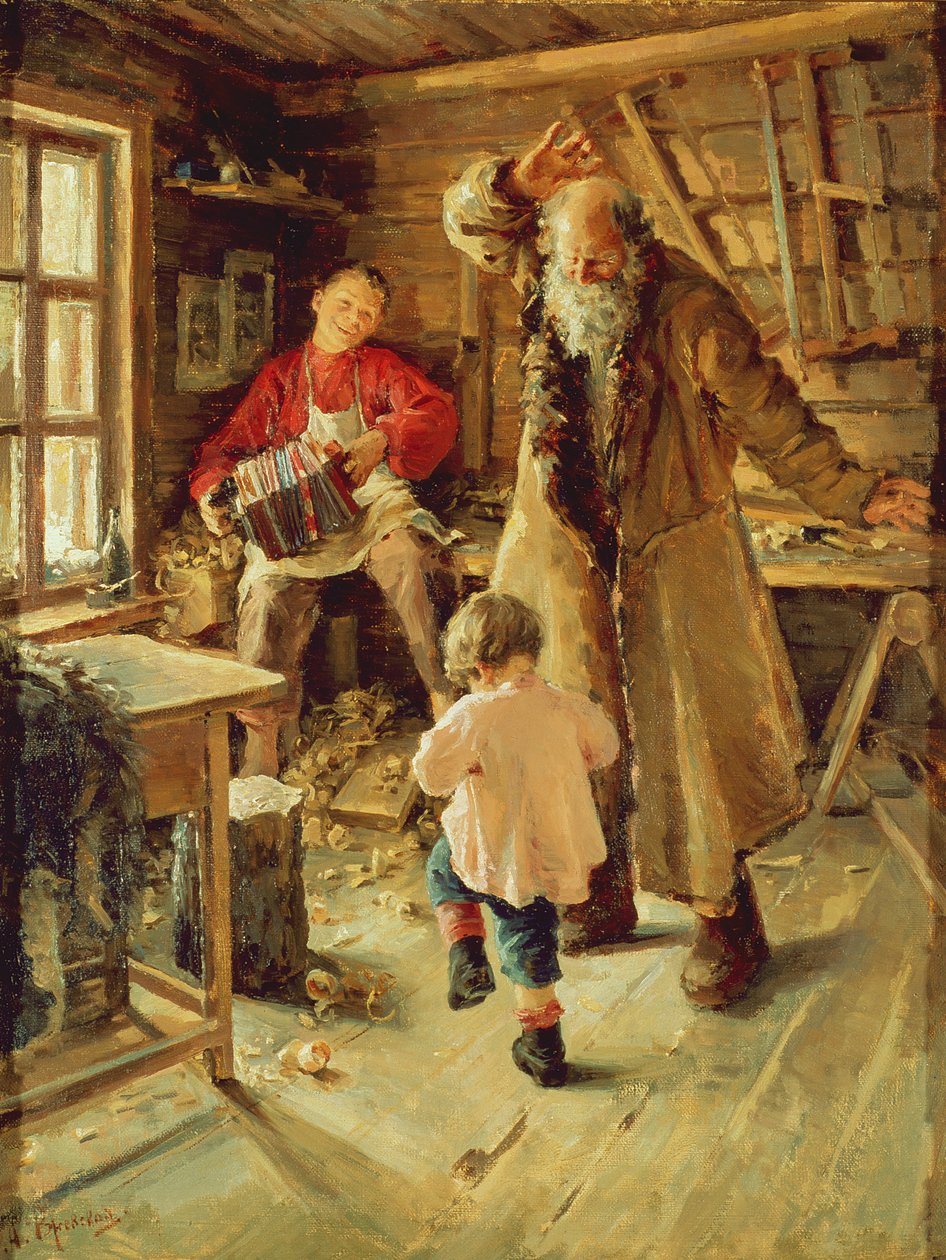 Wesoła chwila, 1897 autorstwa Antonina Leonardov Rzhevskaya