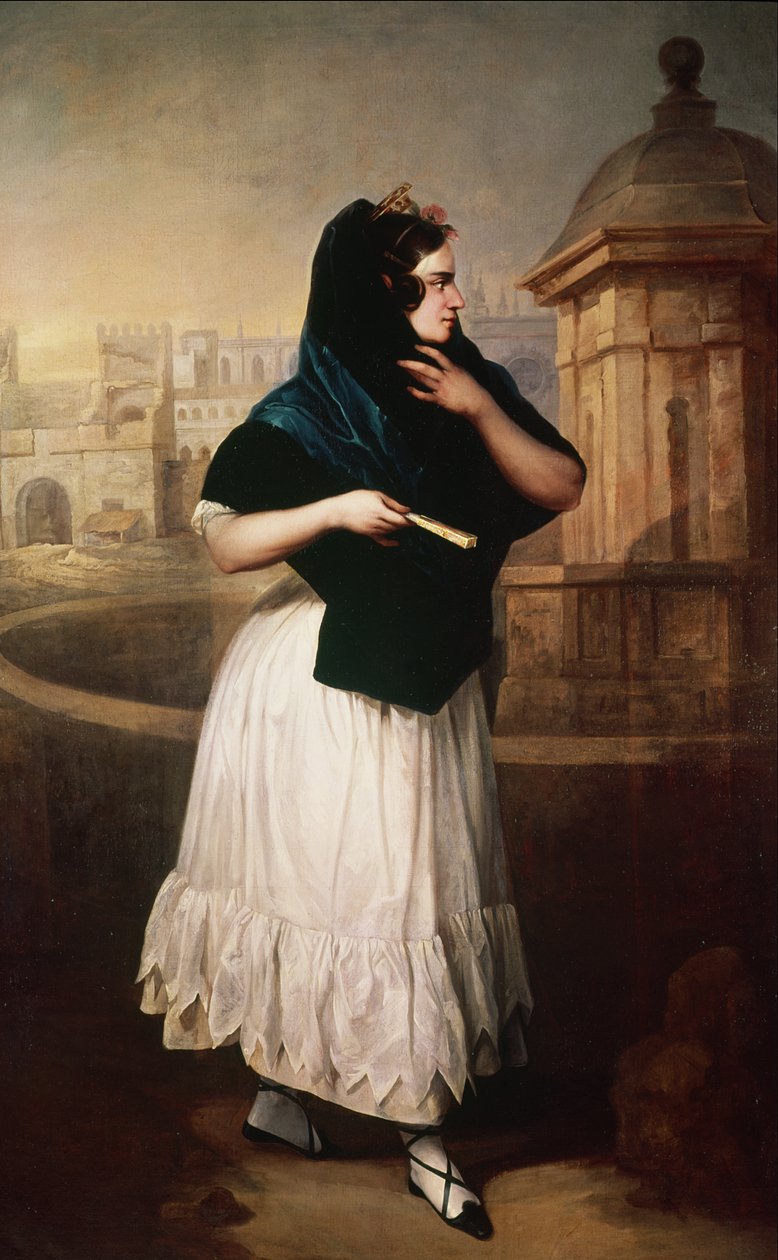 Portret Contessy (patrz 86509 dla pary) autorstwa Antonio Cabral Bejarano