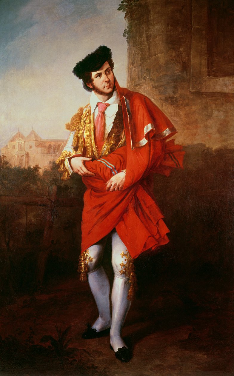 Portret pogromcy byków (zob. 86510 dla pary) autorstwa Antonio Cabral Bejarano