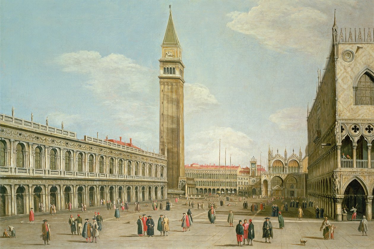 Plac Świętego Marka autorstwa Giovanni Antonio Canal