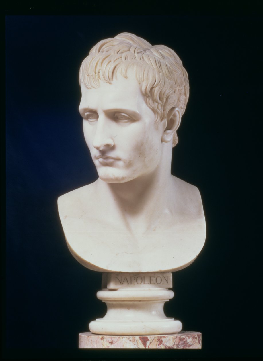 Popiersie portretowe Napoleona Bonaparte (marmur) autorstwa Antonio Canova