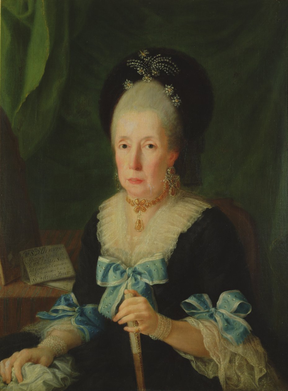 Dona Tomasa de Aliga (olej) autorstwa Antonio Carnicero