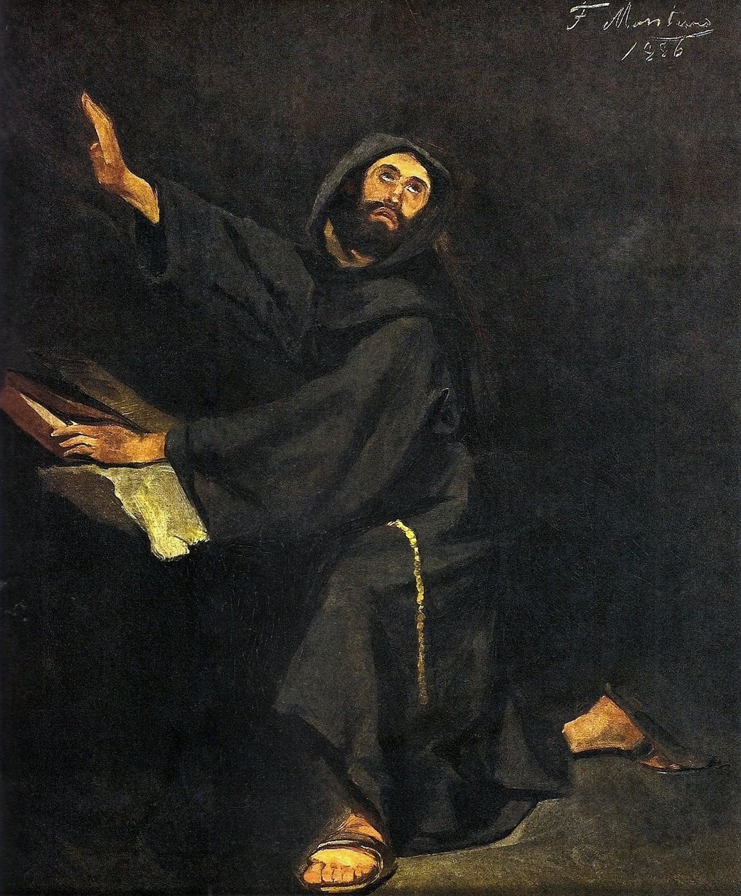 Święty Franciszek autorstwa Antonio Firmino Monteiro
