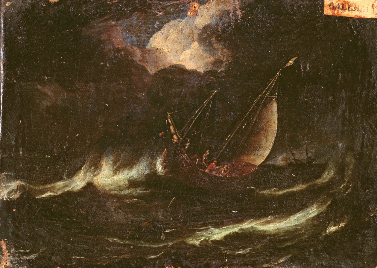 Burza na morzu autorstwa Antonio Francesco Peruzzini