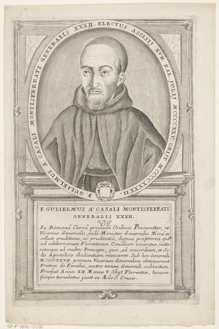 Guillermo Robazoglio da Casale autorstwa Antonio Luciani