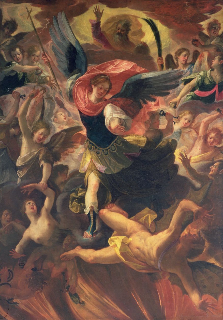 Archanioł Michał pokonujący diabła autorstwa Antonio Maria Viani