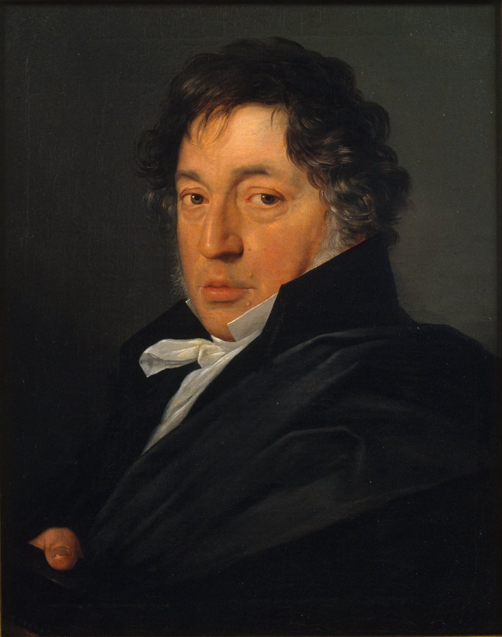 Portret malarza Zacaríasa Gonzáleza Velázquez autorstwa Antonio Mercar