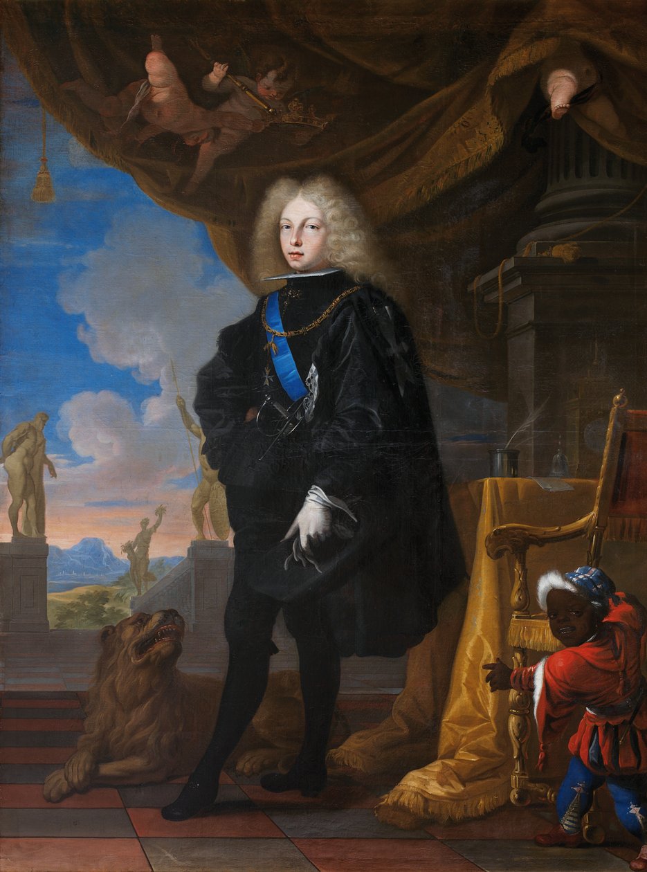 Portret króla Hiszpanii Filipa V autorstwa Antonio Palomino
