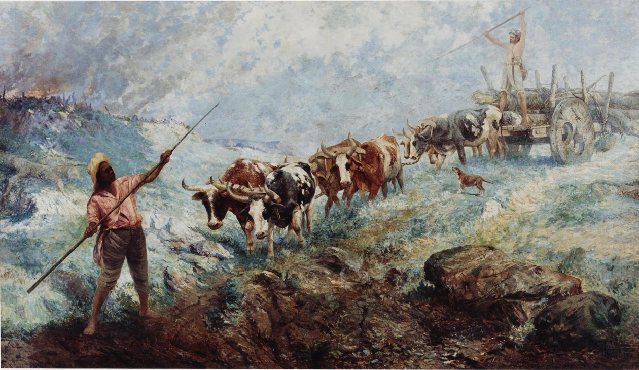 Zestrzelenie Labourn autorstwa Antonio Parreiras