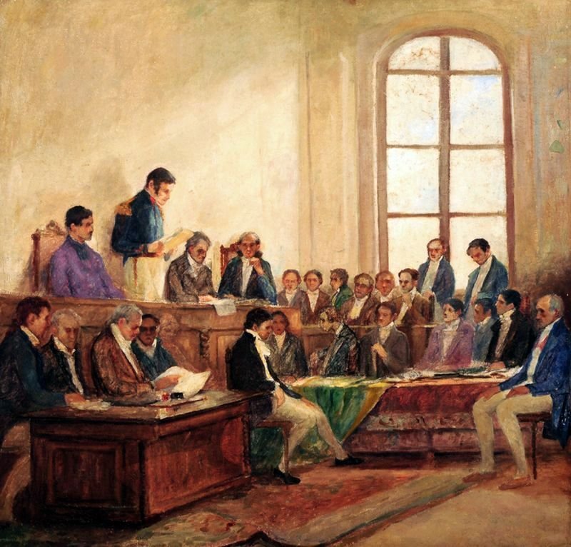 Badanie dotyczące dodatkowych aktów Fundacja Miasta Rio de Janeiro: Dodatkowe badanie aktów autorstwa Antonio Parreiras
