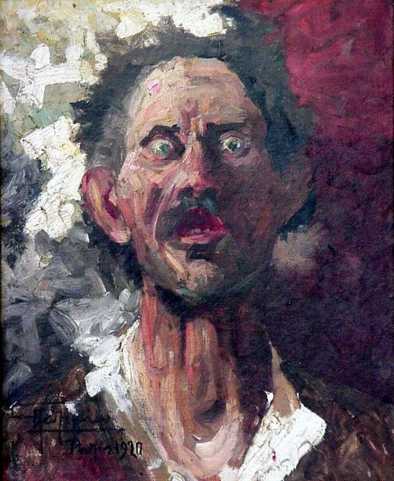 Szalony człowiek z Chevillat autorstwa Antonio Parreiras