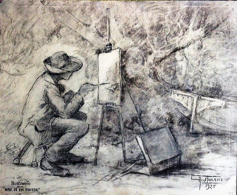 Nieznany obraz autorstwa Antonio Parreiras