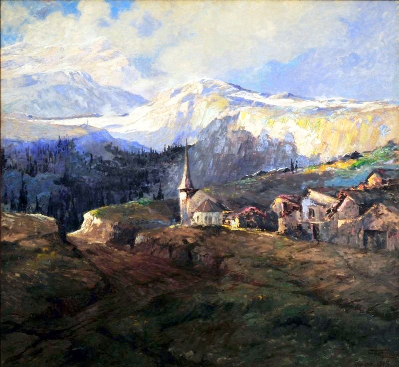 Vallee de la Dala Szwajcaria autorstwa Antonio Parreiras