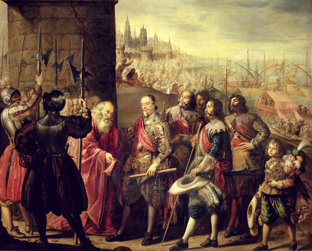 Ulga w Genui, 1528, ok. 1634-35 autorstwa Antonio Pereda y Salgado