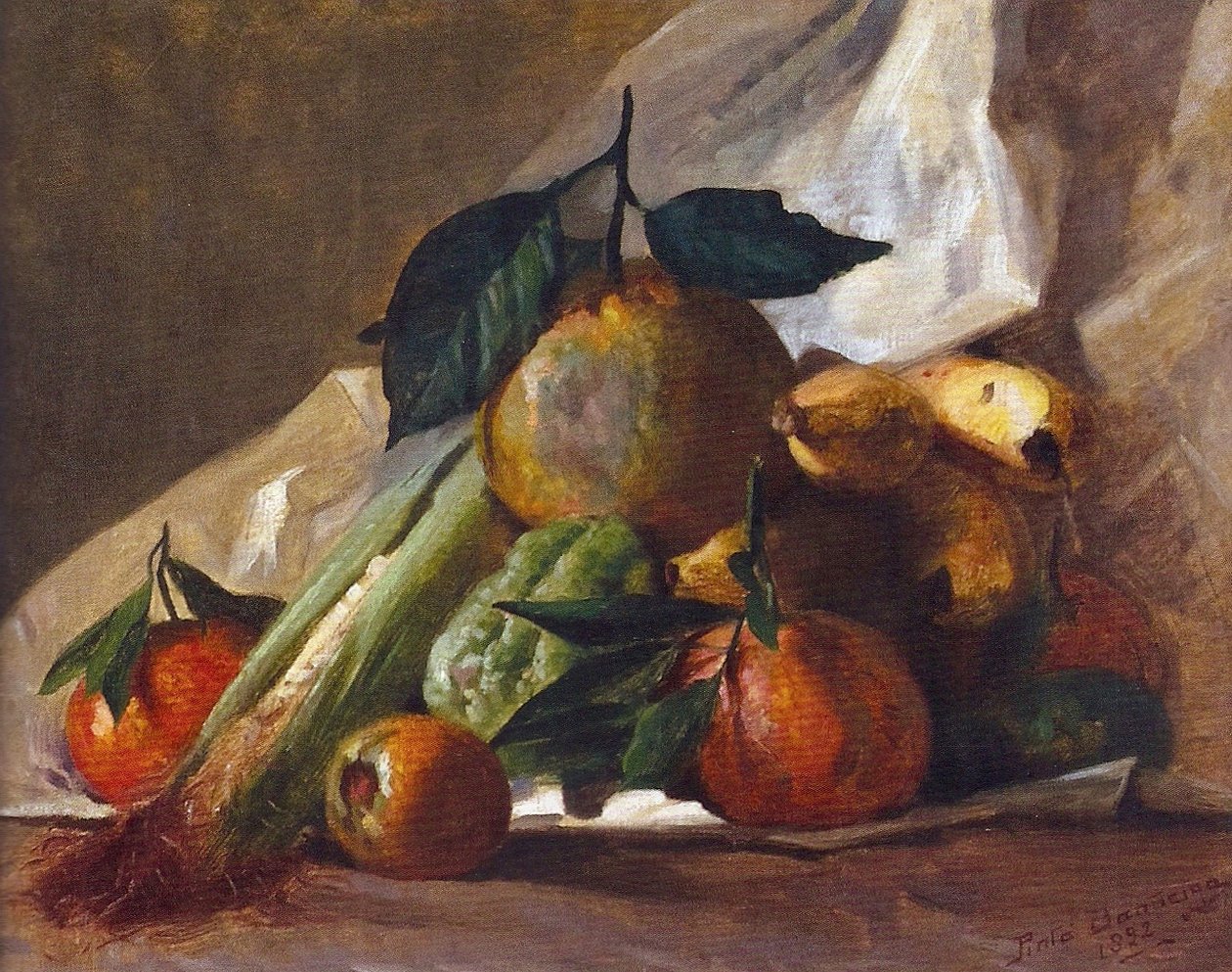 Martwa natura autorstwa Antonio Rafael Pinto Bandeira