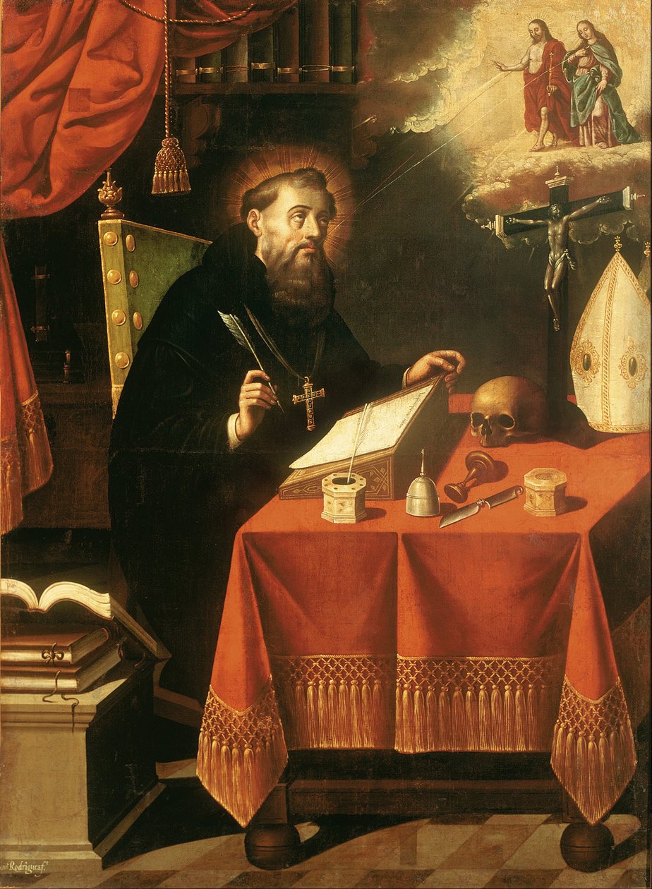 Święty Augustyn autorstwa Antonio Rodríguez