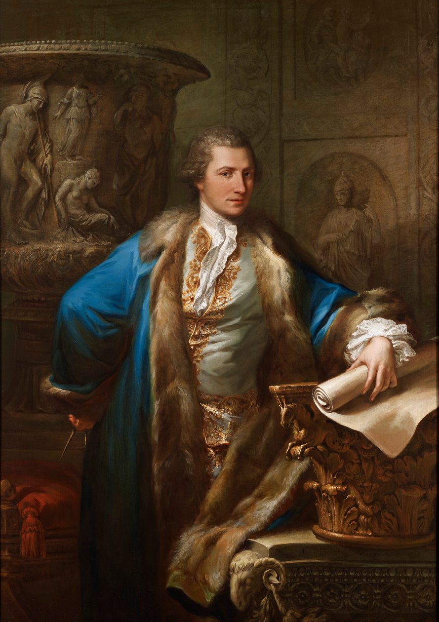 Portret Jamesa Adama autorstwa Antonio Zucchi