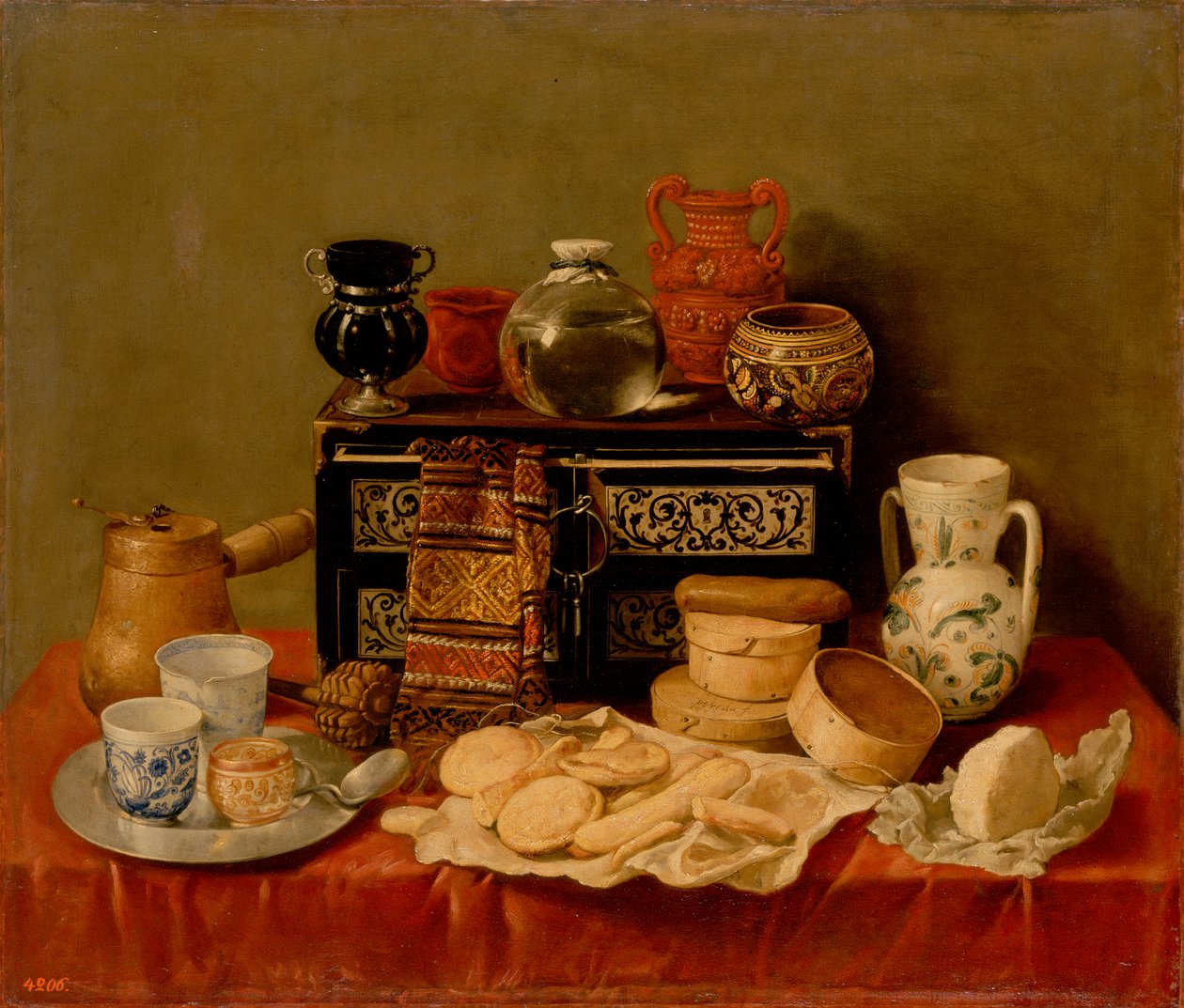 Martwa natura z hebanową skrzynią autorstwa Antonio de Pereda  