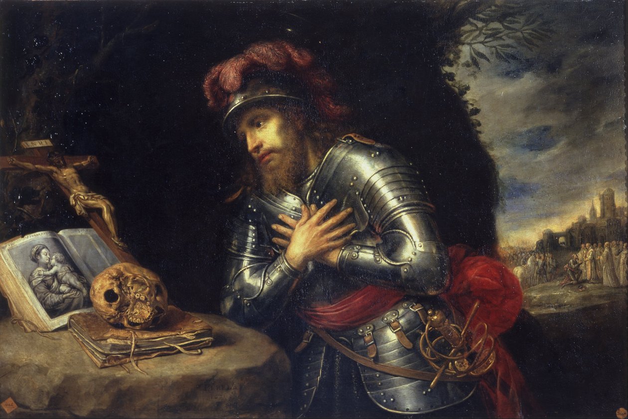 Święty Wilhelm z Akwitanii autorstwa Antonio de Pereda